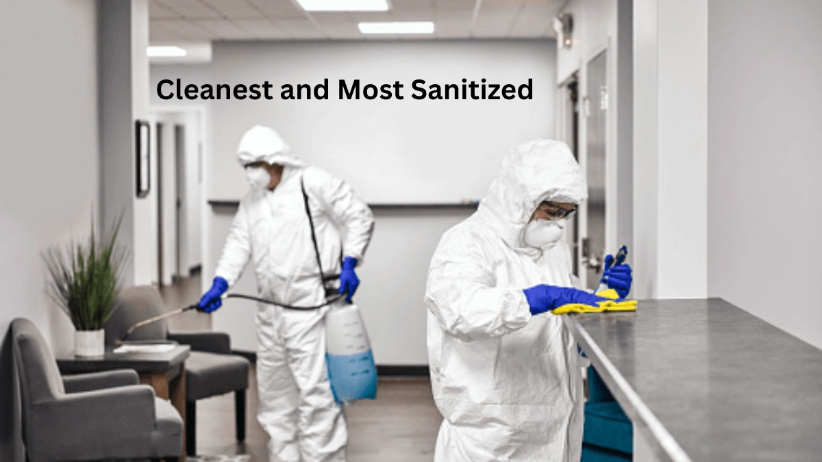 Ensures the Cleanest and Most Sanitized Facility