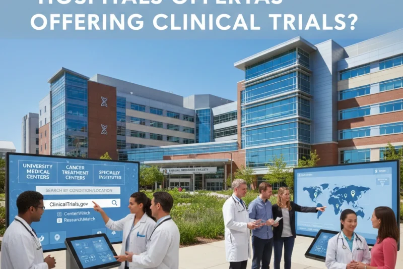 Where Can You Find Hospitals Offering Clinical Trials?