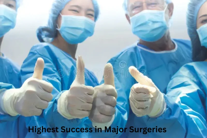 Which Hospital Gives the Highest Success Rate in Major Surgeries?